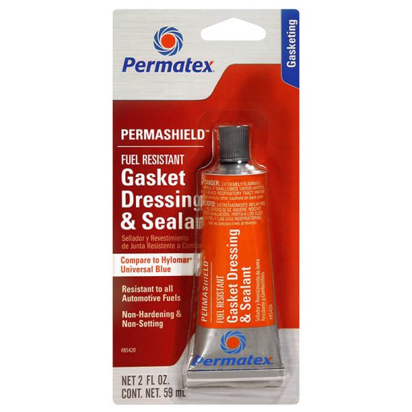 PermaShield Φλαντζόκολλα PU Ανθεκτική σε Καύσιμα 59ml της PERMATEX. Ιδανική για υψηλές θερμοκρασίες, προσφέρει απόλυτη σφράγιση και προστασία σε κάθε εφαρμογή.