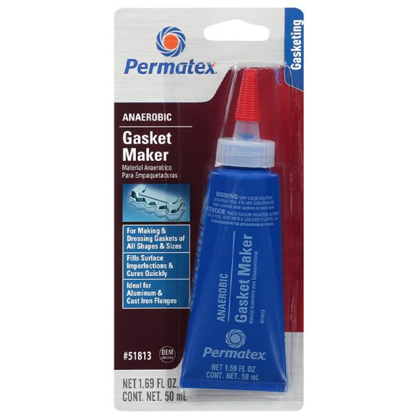 Φλαντζόκολλα Αναεροβική Μαλακή Gasket Maker 50ml για γρήγορη στεγανοποίηση σε επισκευές αλουμινίου. Ιδανική για αντλίες, κιβώτια ταχυτήτων και άλλα εξαρτήματα.