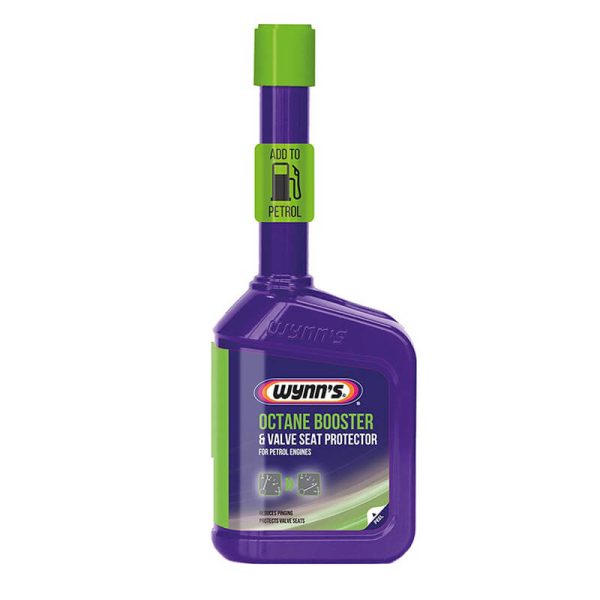 Πρόσθετο Βενζίνης Octane Booster 325ml της WYNNS. Αυξήστε τα οκτάνια έως και 5 μονάδες, βελτιώστε την επιτάχυνση και μειώστε την κατανάλωση καυσίμου.