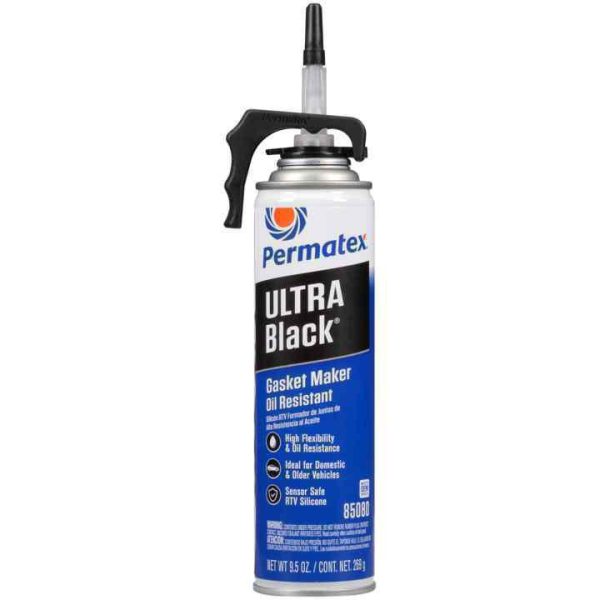 Φλαντζόκολλα Σιλικόνης Gasket Maker Ultra Black 248g της PERMATEX για μέγιστη αντοχή σε θερμοκρασίες και λιπαντικά, ιδανική για κινητήρες και κιβώτια ταχυτήτων.