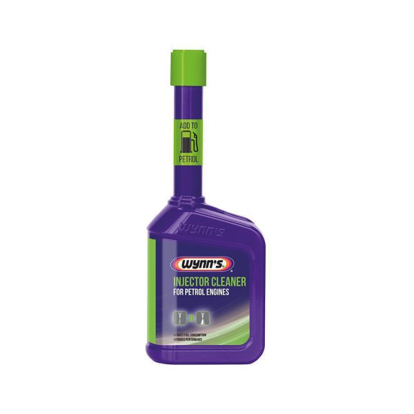 Πρόσθετο Βενζίνης Καθαρισμού Μπεκ Injector Cleaner 325ml της WYNNS. Βελτιώστε την εκκίνηση, τη σταθερότητα του ρελαντί και προστατέψτε το σύστημα καυσίμου σας.